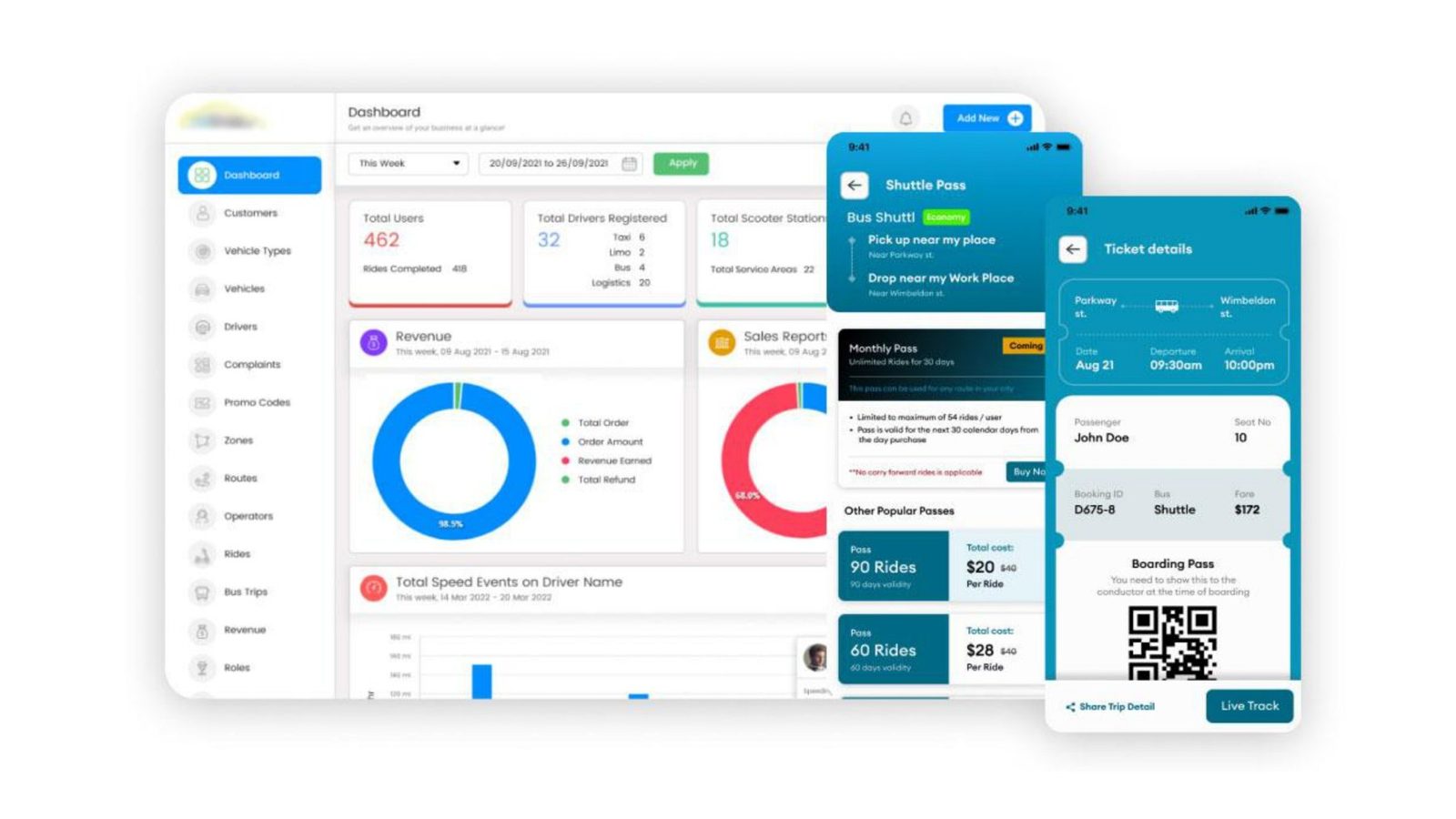 Unified Airline ERP interface preview
