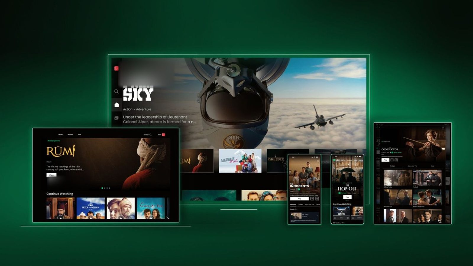 Android TV Application interface preview