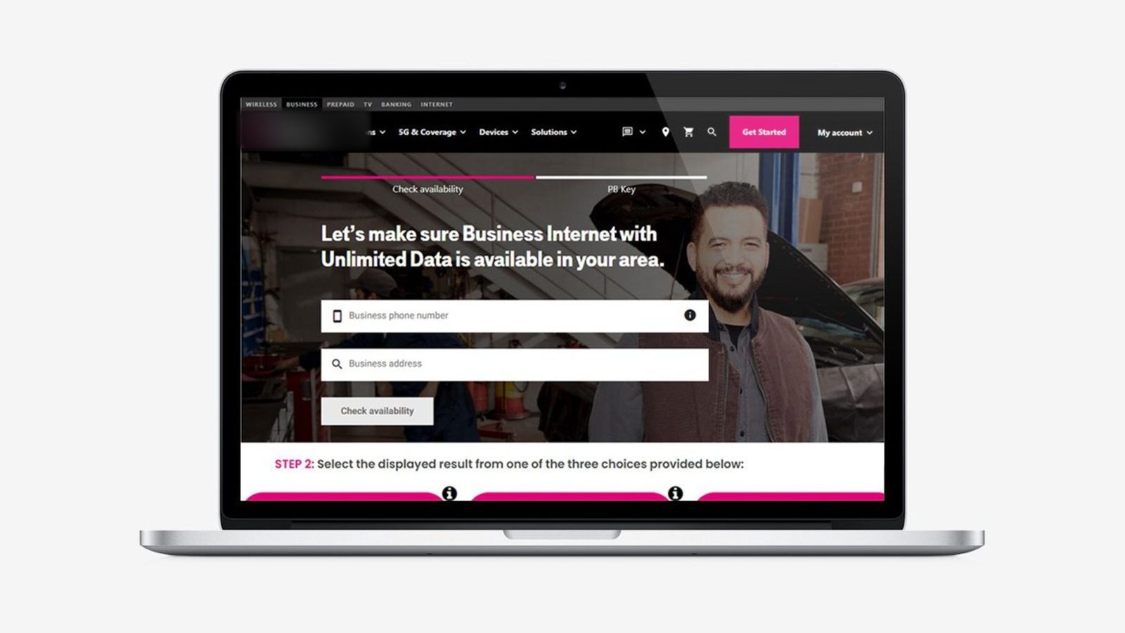 Data Center Management Intranet interface preview
